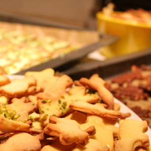 Tustgets, creflis e biscuits